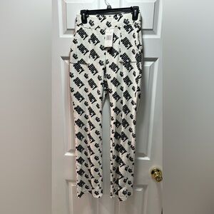 Juicy Couture White and Black Logo Pants Womens XS NWT